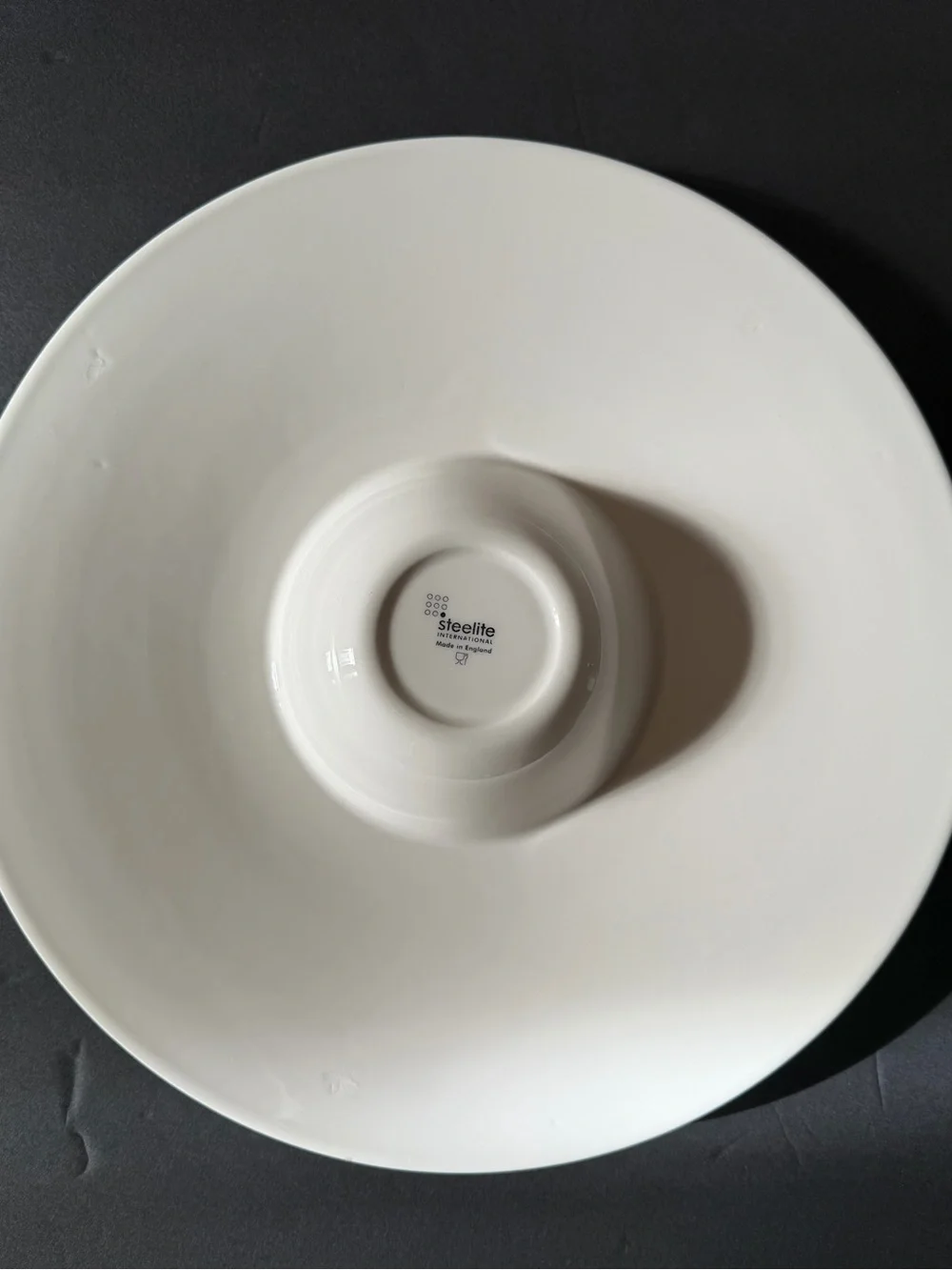 STEELITE international England 9001C601 White Soup Pasta Bowl 12” wide rim